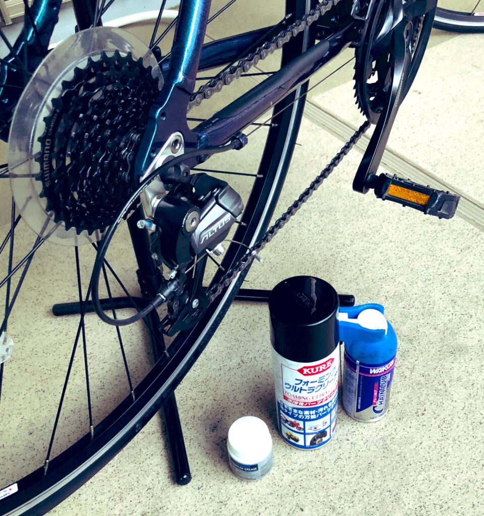 自転車のお手入れ 自転車と一緒に気持ちも晴れます(^^)