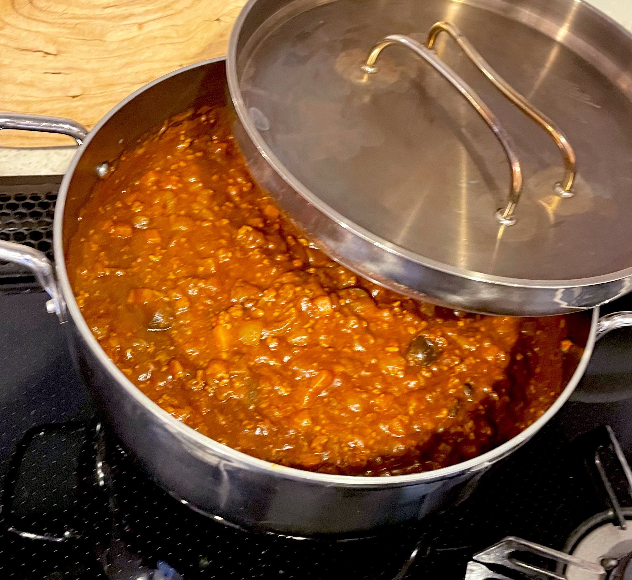 夏休み最後に作ったキャンプカレー